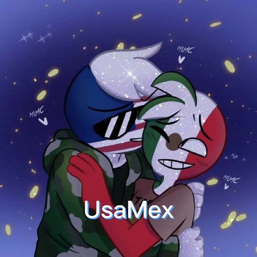 Mexico x USA Countryhumans Comic 7w7 | Ship Series