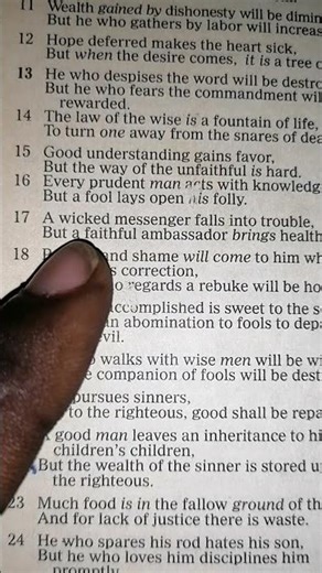 Proverbs 13:16. Bible Reading And Meditation