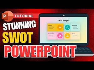 Amazing SWOT Analysis Slide in PowerPoint | #PowerPoint Tutorial #Slidehelper