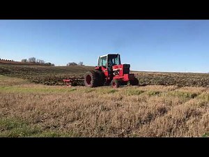 IH 1086 with IH 5500 chisel plow