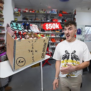 Unboxing A $50,000 Sneaker Mystery Box! 👟📦 | Harrison Nevel
