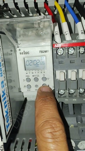 how to set time date in selec ts2 m1 timer.in english