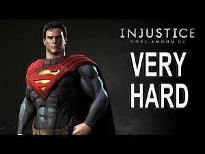 Injustice Gods Among Us - Superman Classic Battles (VERY HARD) NO MATCHES LOST