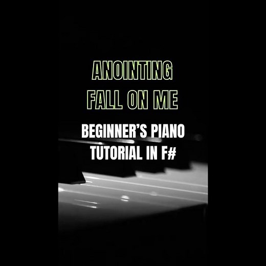 Learn the Song Anointing Fall On Me Piano Tutorial #pianotutorial #piano