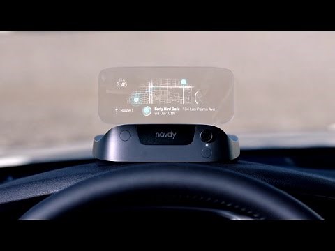 Navdy's heads-up display for any car windshield