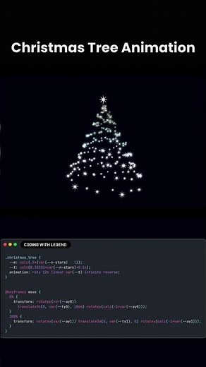 Create a 3D Christmas Tree Using HTML & CSS ✨🎄