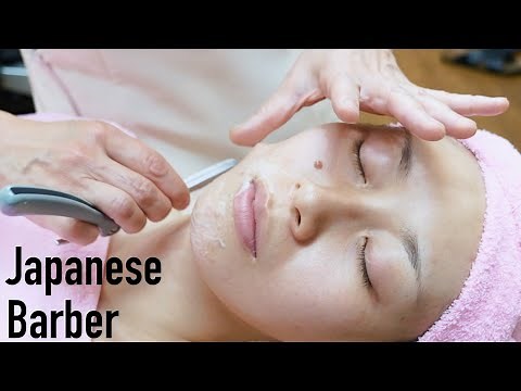 🇯🇵 SHAVING A JAPANESE WOMAN'S FACE【EXTREME】Straight Razor Tutorial HD! 🇯🇵