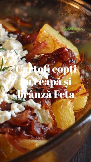 ♨🥘 Cartofi la cuptor cu ceapă caramelizată și feta - Buni de te lingi pe degete! Ne lasă gură apă combinația asta atât de simplă, dar atât de gustoasă. 😋 Cui i-am făcut poftă? 🥰 ____________________________ #cartofi #CartofilaCuptor | Bucataras TV