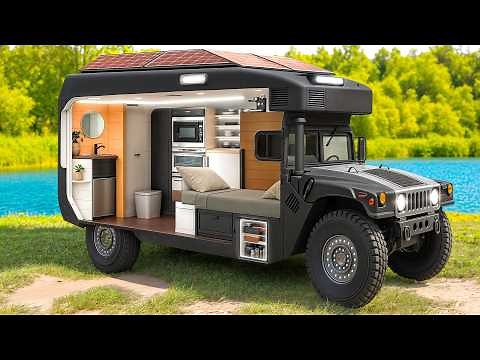 Man Turns Military Truck Into Luxury Camper