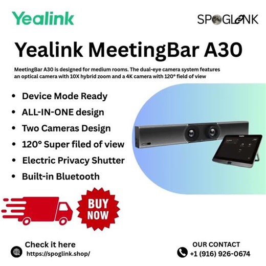 Yealink MeetingBar A30 #tech #yealink #meetingbar