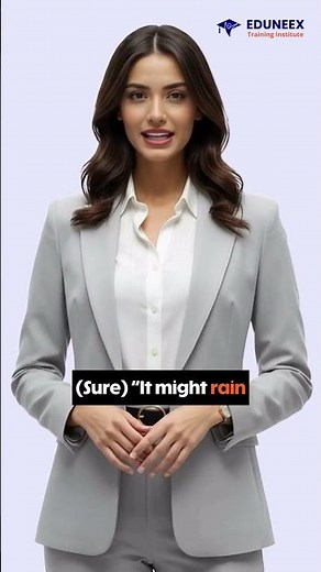 Grammar Focus — Modals for Probability | Must, Might, Can’t Explained Clearly! 🌦️📘