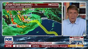 EXCLUSIVE ANALYSIS 🌀: Tropical Storm Edouard has officially made landfall in southwest Louisiana, bringing gusty winds and inches of rainfall to parts of the region. FOX Weather Hurricane Specialist @Bryan Norcross is live with the latest on what residents can expect over the next few days. #tropicalstorm #hurricaneseason #louisiana #texas