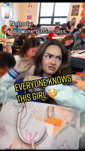 High School Comedy: That One Girl Who Always Smacks Gum