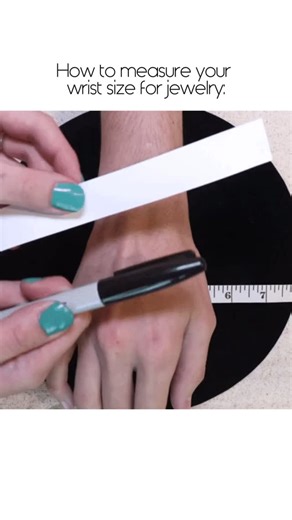 2.6K views · 74 reactions | Learn how to find your wrist size for bracelets and cuffs! ✨ You can wrap a thin strip of paper around your wrist, mark it, and measure that mark against a ruler to find your size. Type “SECRETS” in the comments below and we’ll DM you more jewelry making tips and tricks. #sterlingsilverjewelry #turquoisejewelry #southweststyle #uniquejewelry #howto #foryou #jewelrytips | T.Skies Jewelry | Facebook