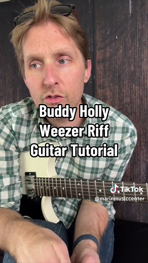 Learn Buddy Holly Guitar Riff with Weezer Tutorial