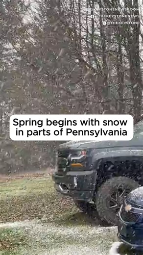 Spring sprang in parts of Pennsylvania Wednesday not with sunshine, but with snow. | The Keystone