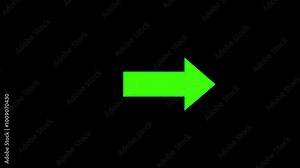 arrow loading , arrow loading rising animation . arrow loading bar , right arrow 4k video