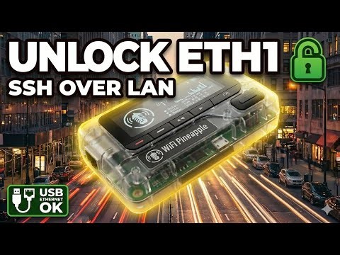 Unlock SSH & Admin Access on the Wi-Fi Pineapple Pager (Ethernet Fix!)