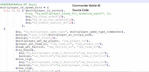 Commander Battle AI Source Code(First Stage) file