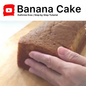 34K views · 2K reactions | Watch now: Banana Cake! | Kathrine Kwa Baking Tutorial - 烘焙教学 | Facebook