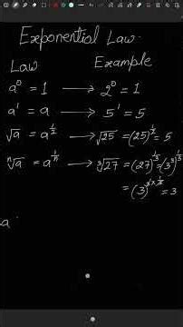 exponential law and examples #maths #exponential #exponentialproblem #physics #mathematics
