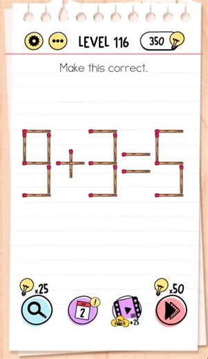 Brain Test Level 116 Walkthrough | How to Solve Tricky Puzzles 🧩