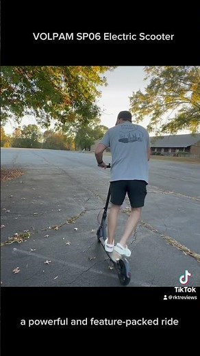 Riding and Demoing The VOLPAM SP06 Electric Scooter #rktreviews