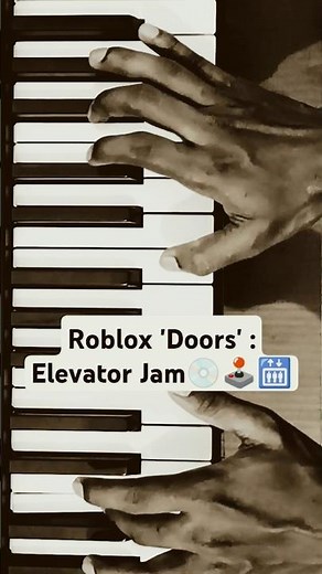 Roblox DOORS : ELEVATOR JAM 🕹️🎶 🎮 || LSPLASH || Easy Piano Tutorial 🎹