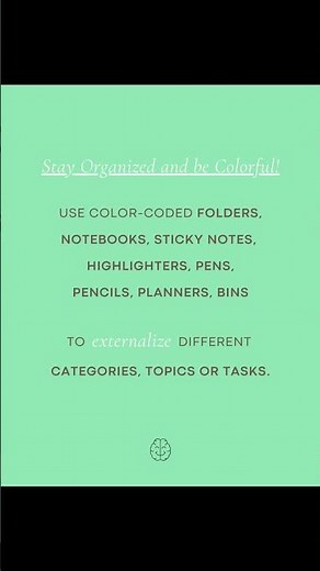 🧠Can color-coding help you stay organized with ADHD? 🎨