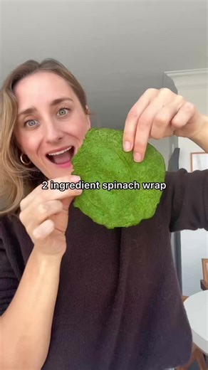 (ad) Chicken Salad Wrap with Spinach Tortillas made with @Earthbound Farm 🌯🌿 These simple 2-ingredient spinach wraps are fresh, nourishing, and the perfect base for a high-protein chicken salad (or whatever filling you love!). Made with Earthbound Farm organic baby spinach—because it’s always a good day on Earth when you start with the freshest greens 🌎💚 Check out the recipe at the link in our bio! INGREDIENTS: 2 large eggs 1 heaping cup Earthbound Farm Organic Baby Spinach Salt and black pe