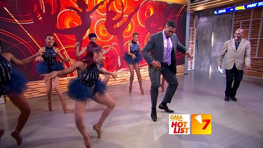 Michael Strahan shows off his dance moves with the Chicago Multi-Cultural Dance Center (CMDC) in today's #HotList. | Good Morning America