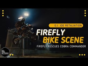 Firefly rescues Cobra Commander - bike scene | G.I. Joe Retaliation | ES+ EPIC ACTIONS