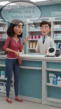Talking to a Pharmacist in America — Easy English for International Visitors #english #englishdaily