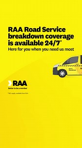 You've got insurance with us, add Road Service from only $1.85 per week.* *Based on an RAA Silver, Gold or Gold 50 member with an existing eligible RAA Insurance policy (excludes travel insurance) purchasing Standard Personal Road Service as an annual or monthly payment. $126 annual RRP. T&Cs apply, available from RAA. | RAA