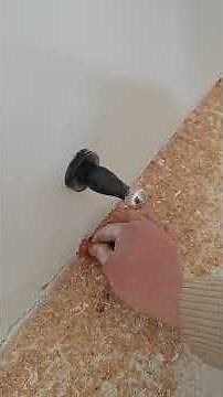 Why not install a floor stopper? Do you pay for it? #DoorInstallation #ExperienceSharing