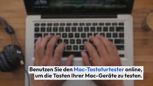 Mac Keyboard Tester Testen Sie Ihre MacBook-Tasten