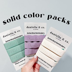 Solid Silicone Bottle Labels 3 Pack ,baby Bottle Label, Sippy Cup Label, Personalized Labels, Daycare Labels, Valentine's Day, Easter Basket - Etsy