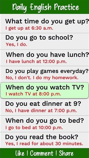30 Minutes to Learn English Daily Routine Conversations | Easy English Speaking Practice