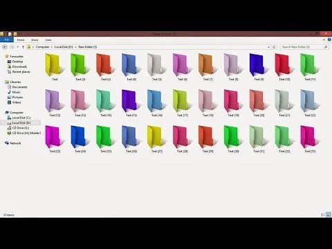 كيفية تلوين ملفات ويندوز مع برنامج Folder Colorizer