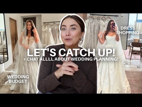 LET'S CATCH UP!!! wedding planning, dress shopping, & house upgrades! | morgan yates vlog