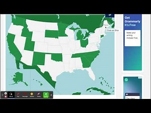 The U.S.: 50 States - Map Quiz Game