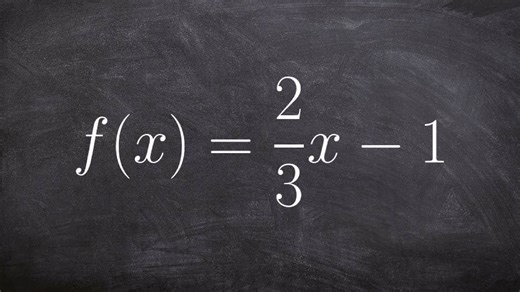 How to find the inverse of a linear equation domain and range