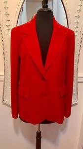 Classic 'chadwicks' of Boston Red Wool Blazer Women's 18P - Etsy