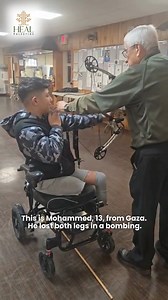 Mohammed trying archery for the first time. Thanks to the team at the North Olmsted Sportsman's Club and his instructor Eddy, Mohammed had the chance to learn and have fun. Moments like these help bring confidence, joy, and a sense of normalcy as he continues his healing journey. We’re grateful for community partners who make this possible. #HEALPalestine #GlobalHEALing #HopeInAction #ForTheChildren #HealingThroughCommunity | HEAL Palestine