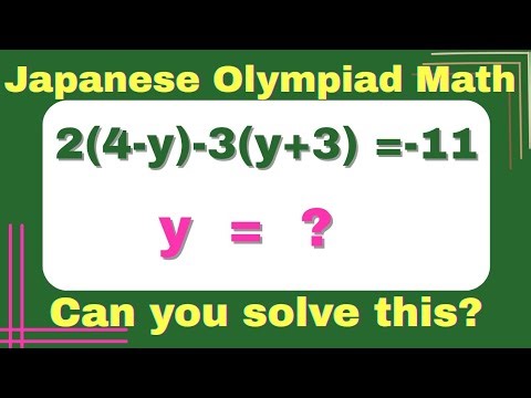 Math Olympiad Class 1| Brain Buster Algebra Equation| Nice Explanation| Easy Trick to solve math