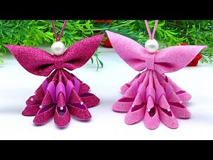 How to Make a Beautiful Christmas Angel | Easy DIY Christmas Tree Decor