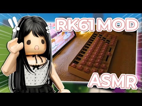 Unboxing + Modding RK61! | Roblox EVADE *CREAMY* Keyboard ASMR