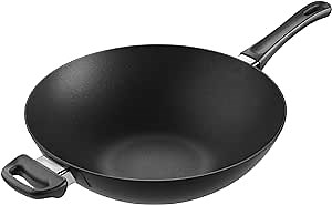 SCANPAN USA Inc Scanpan Classic 12-1/2-Inch Wok, 12.5", Black