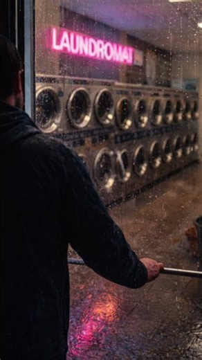 POV: You Found a Laundromat While It’s Pouring Outside 🌧️