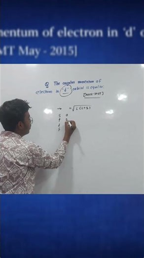 Day 5/80 NEET Chemistry 🔥 d-Orbital Angular Momentum PYQ | Atomic Structure #neet #jeemain
